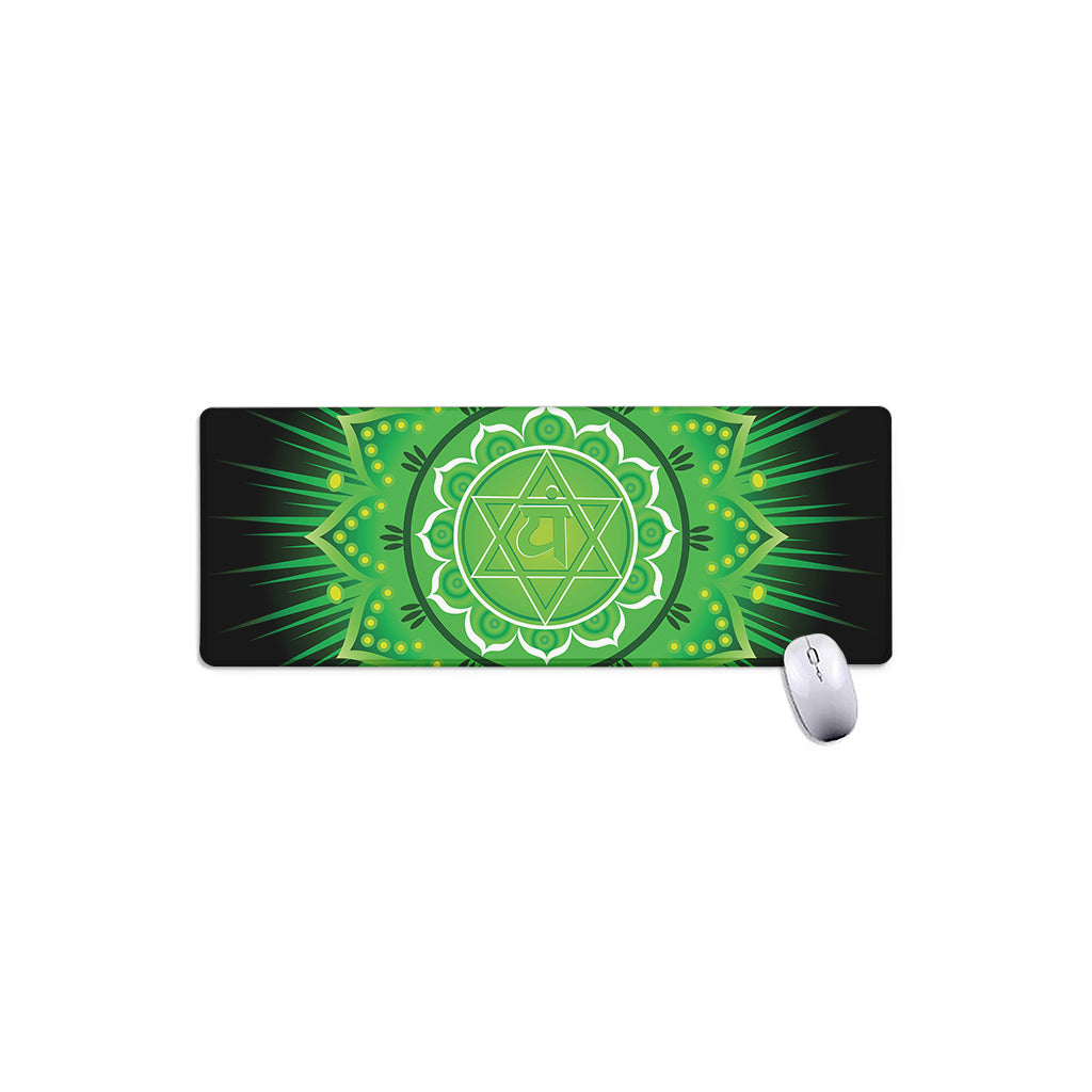 Anahata Chakra Mandala Print Extended Mouse Pad