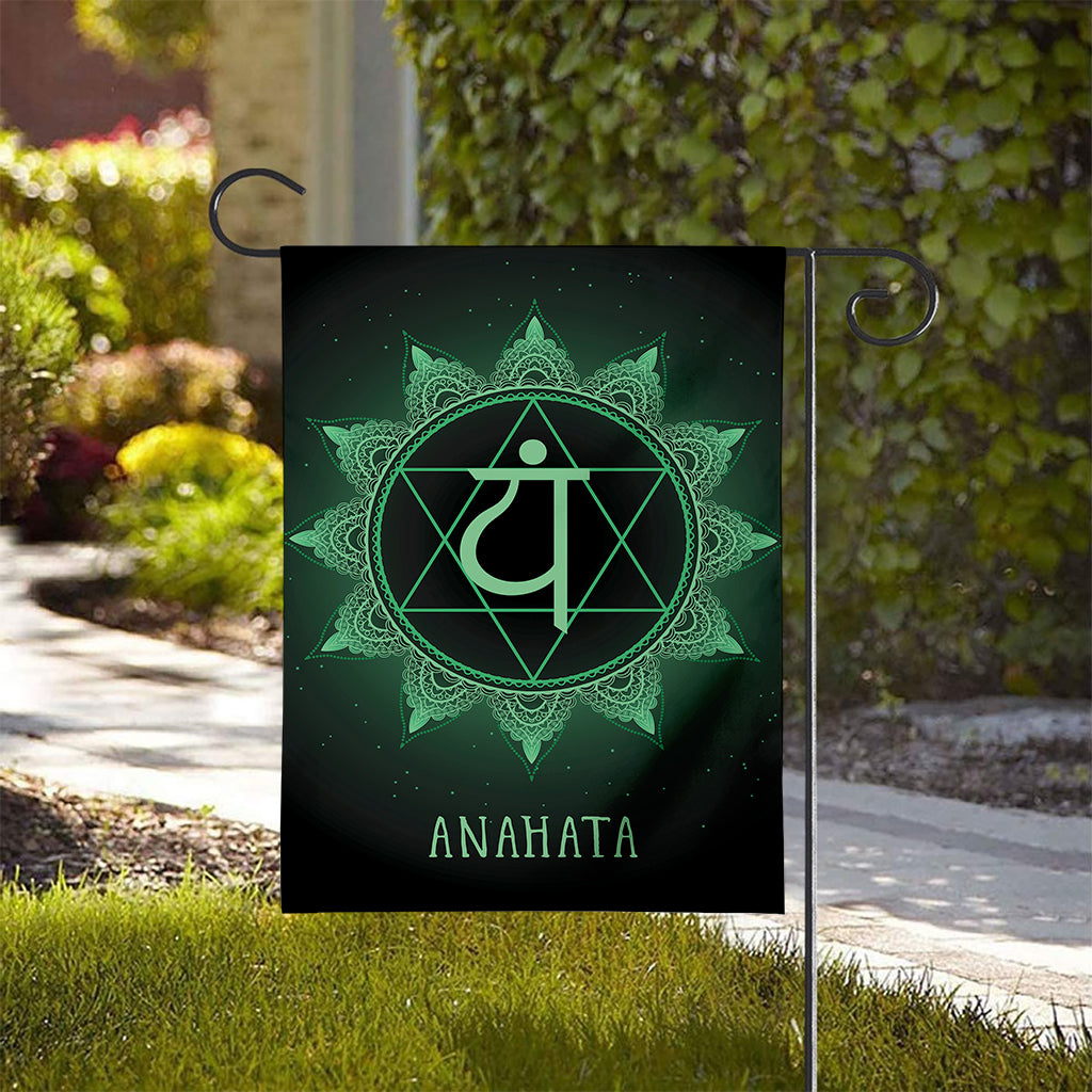 Anahata Chakra Symbol Print House Flag