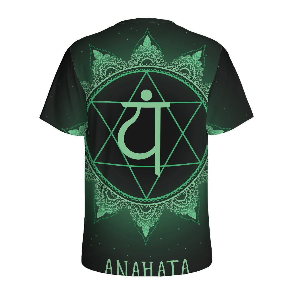 Anahata Chakra Symbol Print Men's Sports T-Shirt