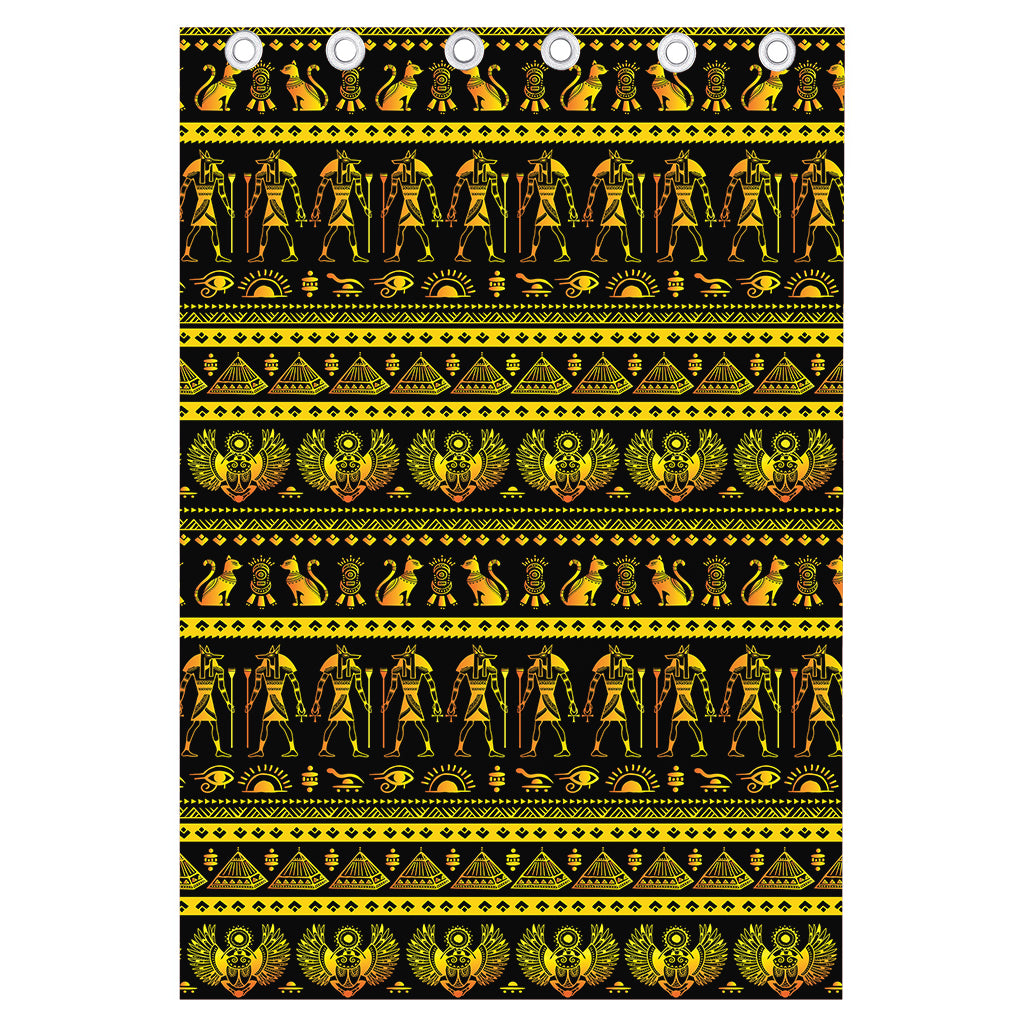 Ancient Egyptian Pattern Print Curtain