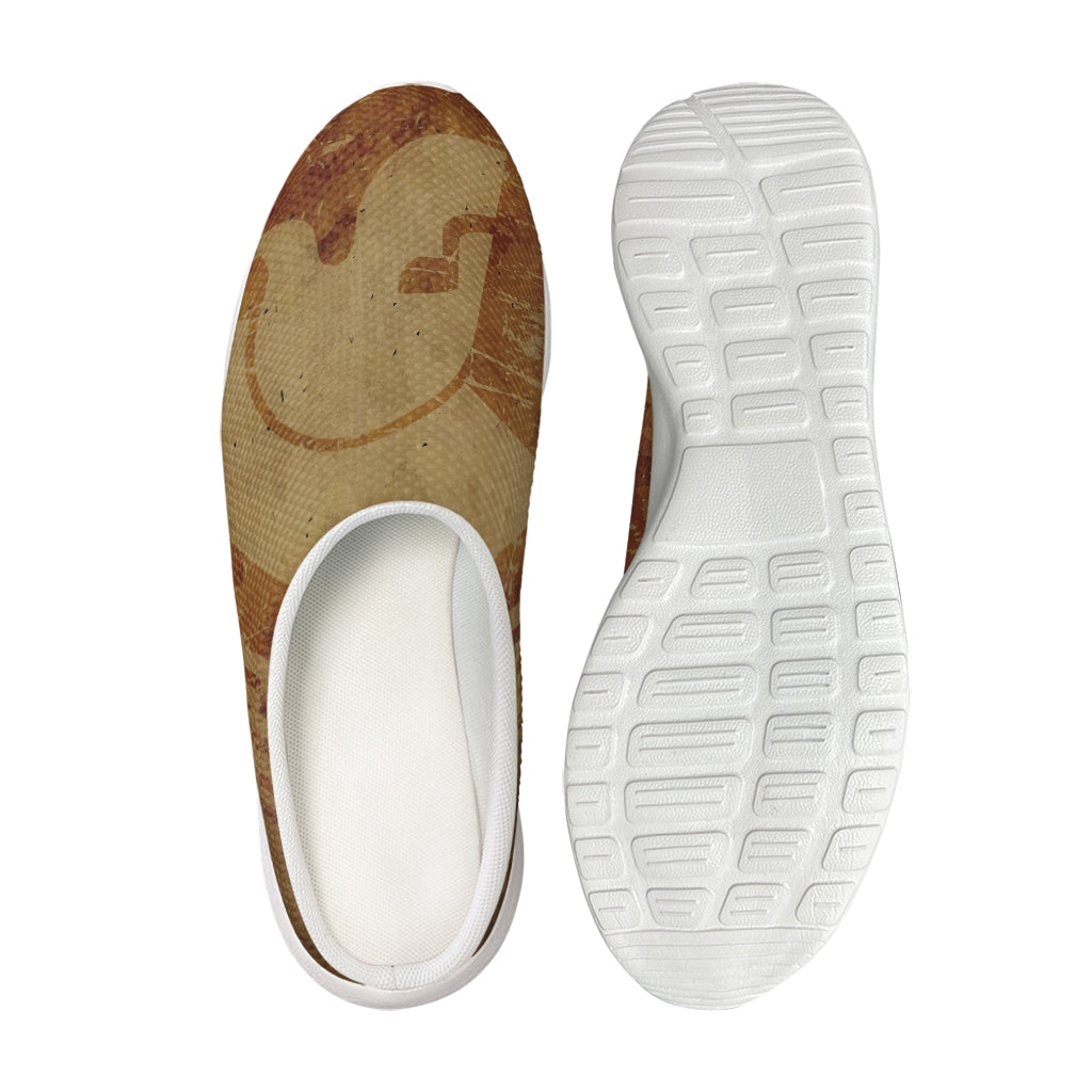 Ancient Spartan Helmet Print Mesh Casual Shoes