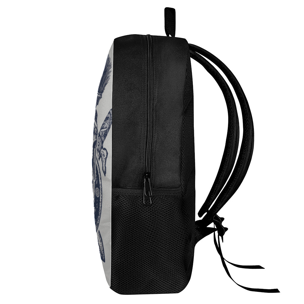Ancient Spartan Print 17 Inch Backpack