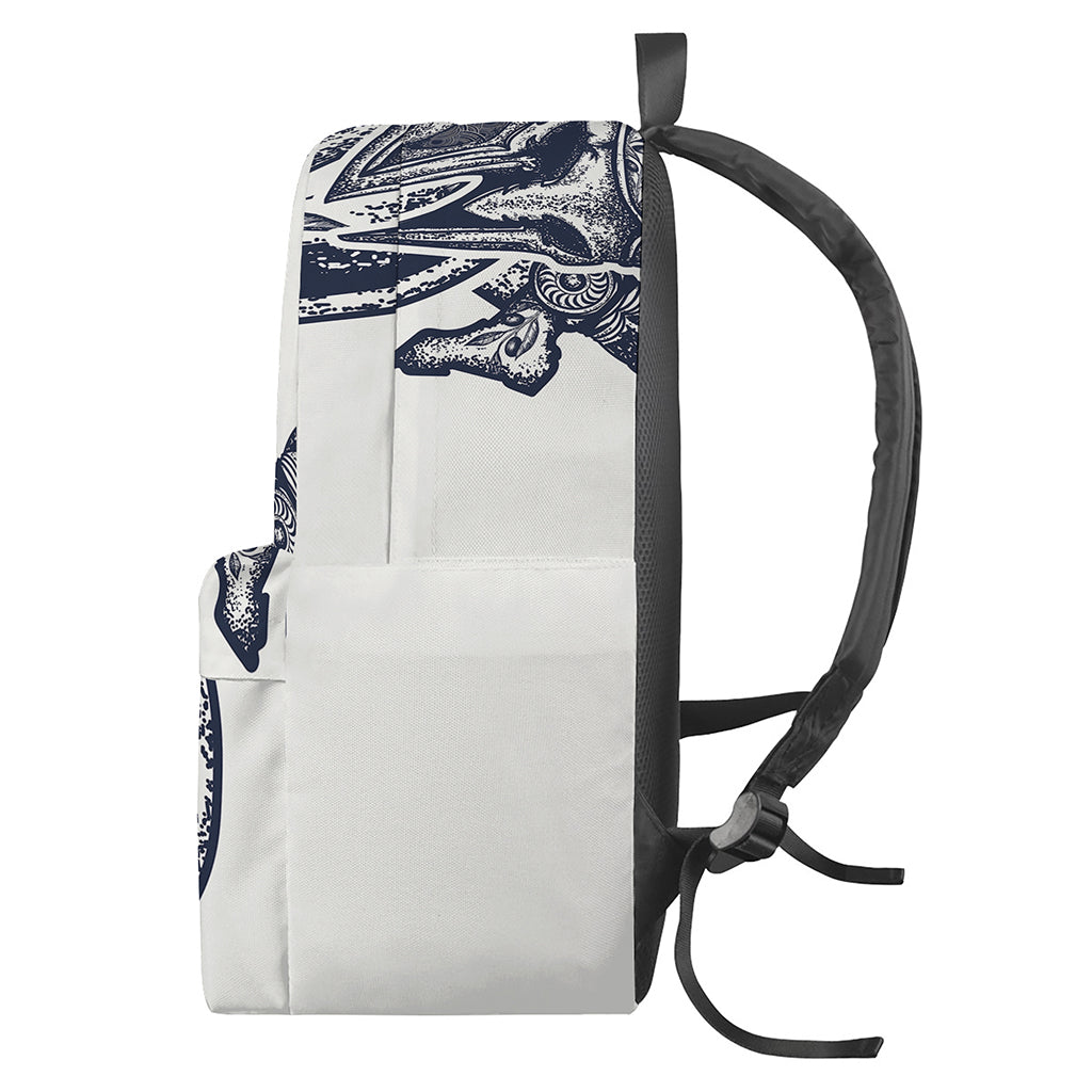 Ancient Spartan Print Backpack