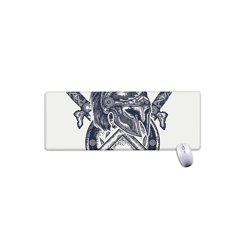Ancient Spartan Print Extended Mouse Pad