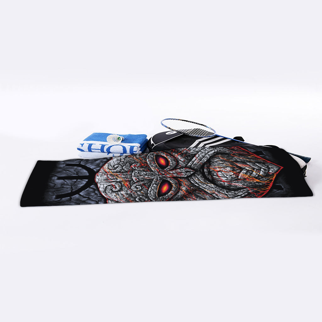 Ancient Viking Norse God Odin Print Sports Towel