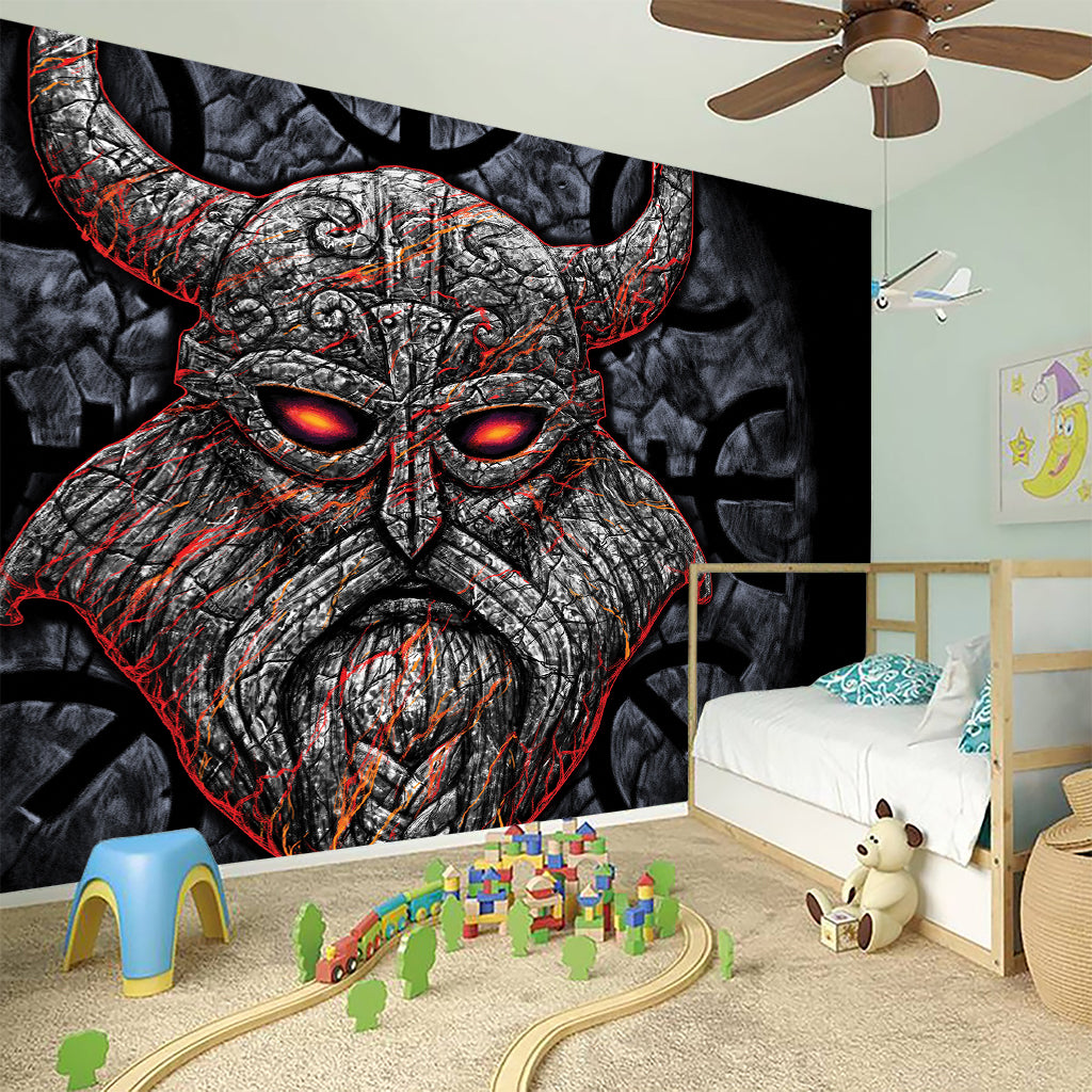 Ancient Viking Norse God Odin Print Wall Sticker