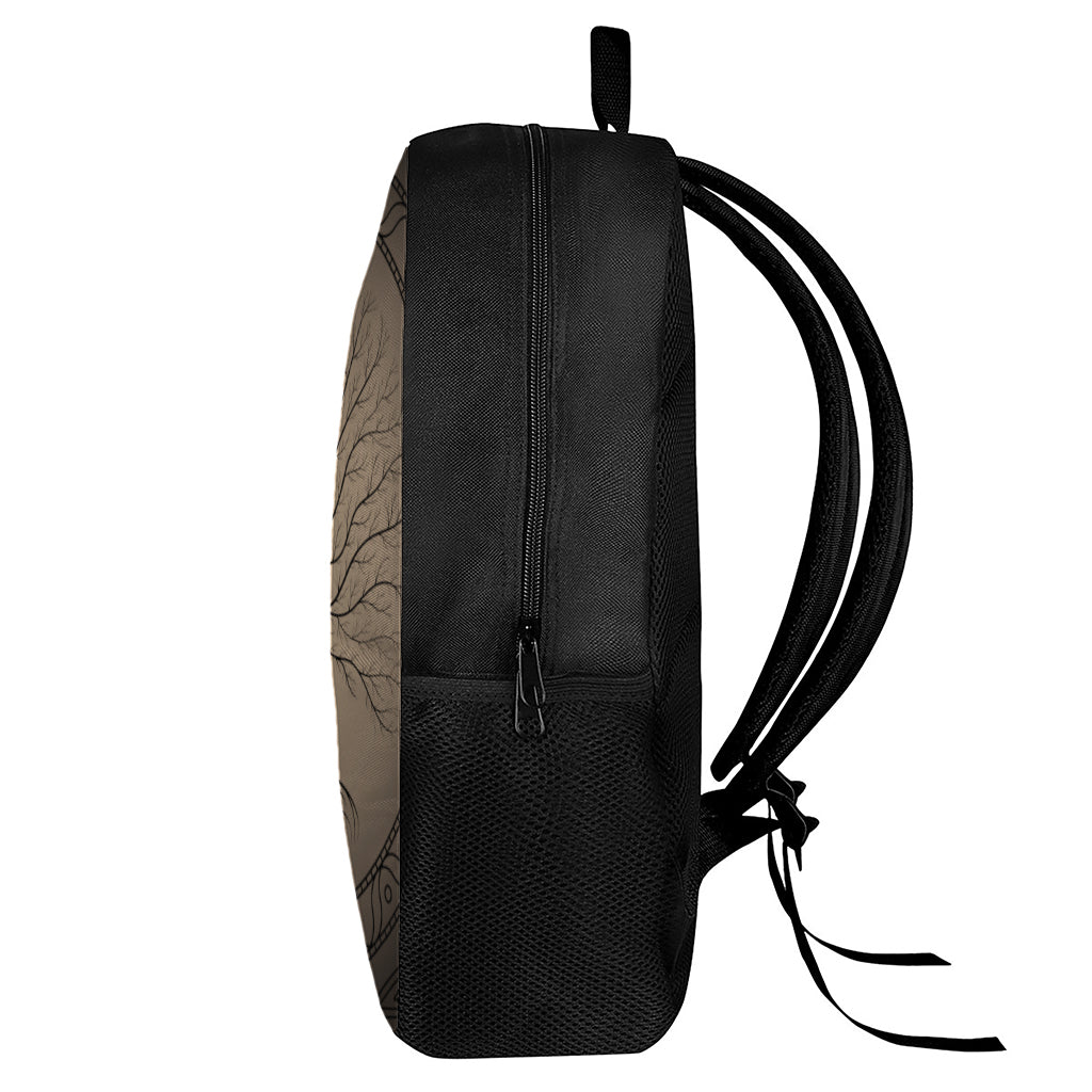 Ancient Yggdrasil Tree Print 17 Inch Backpack