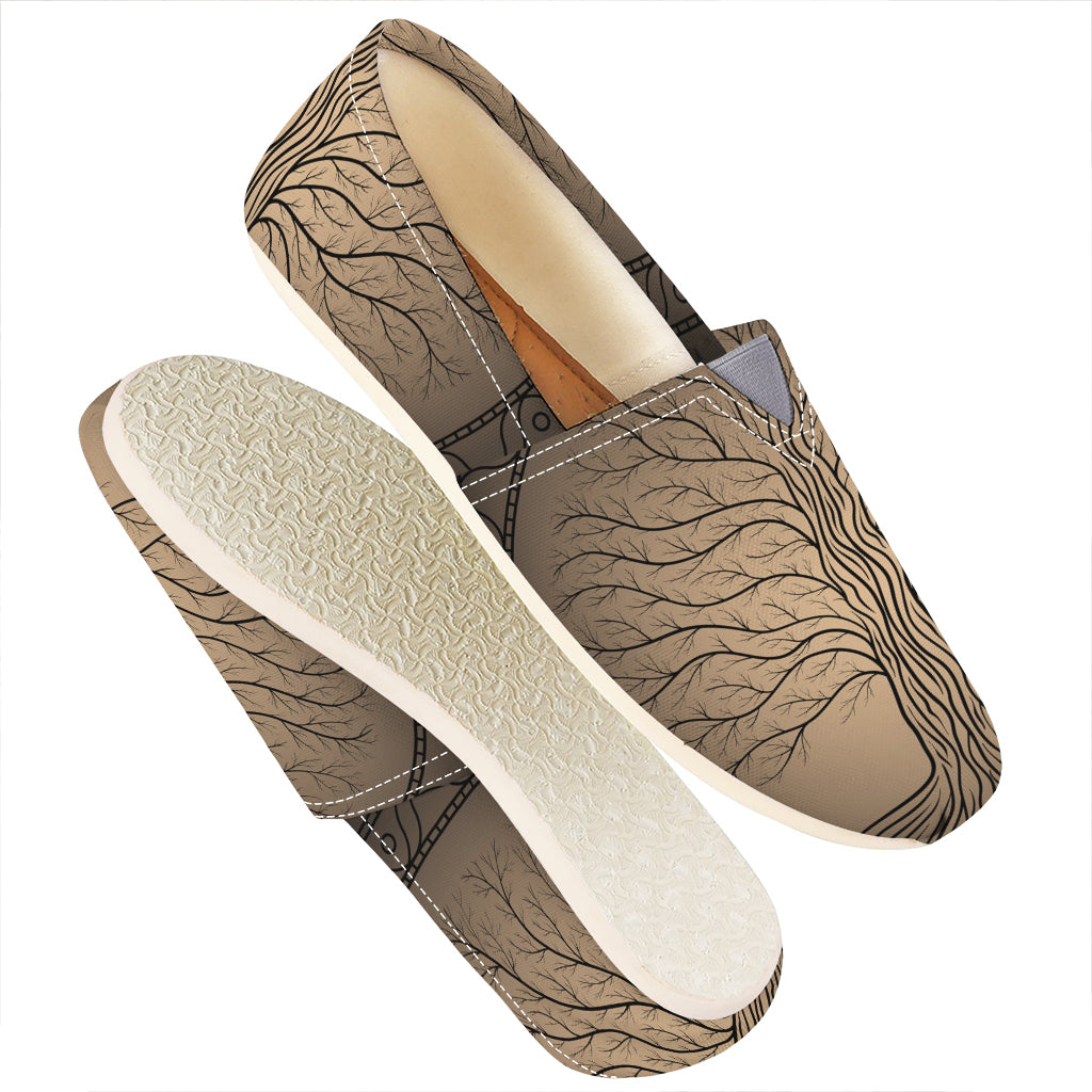 Ancient Yggdrasil Tree Print Casual Shoes