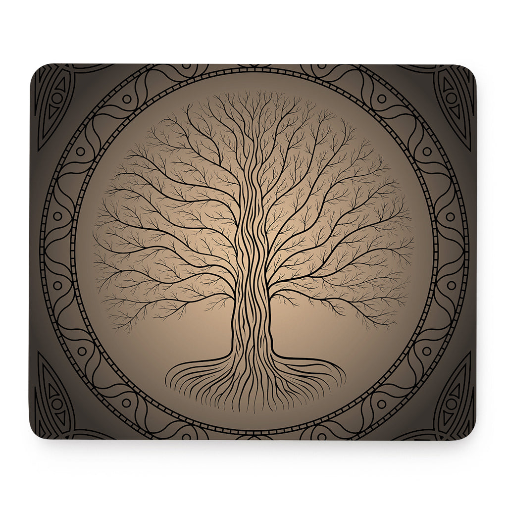 Ancient Yggdrasil Tree Print Mouse Pad