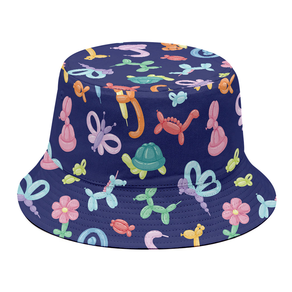 Animal Balloon Pattern Print Bucket Hat
