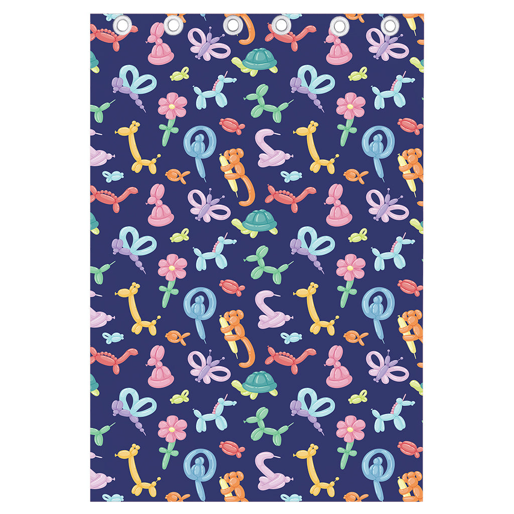 Animal Balloon Pattern Print Curtain
