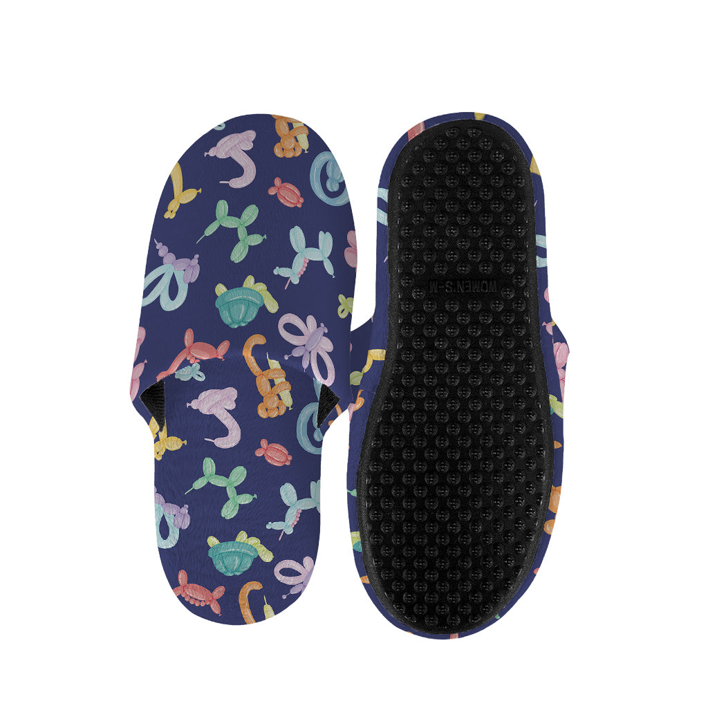 Animal Balloon Pattern Print Slippers