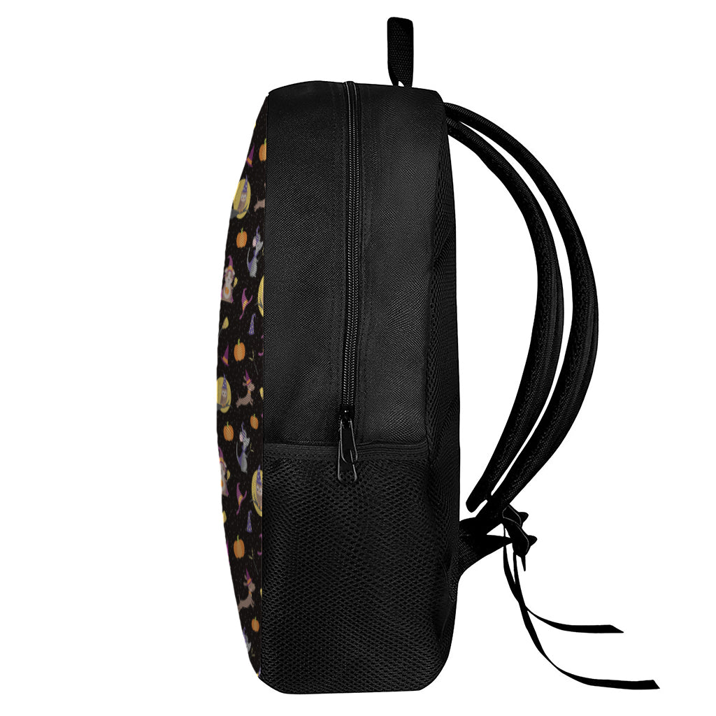 Animal Wizard Pattern Print 17 Inch Backpack