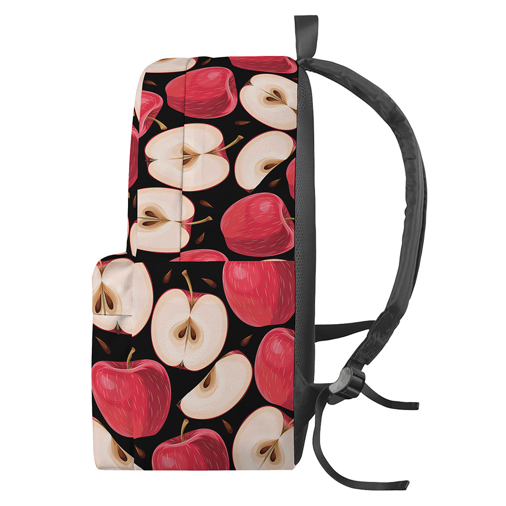 Apple Pattern Print Backpack