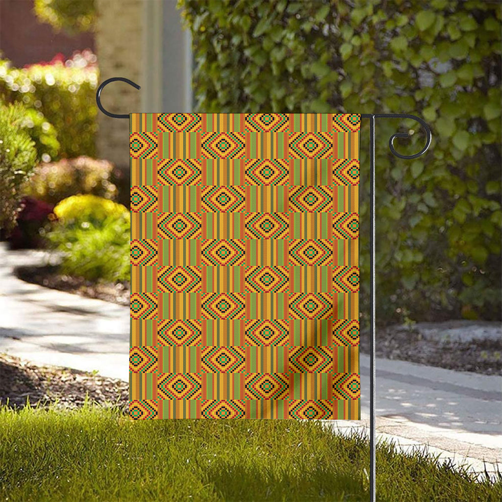 Ashanti Kente Pattern Print House Flag