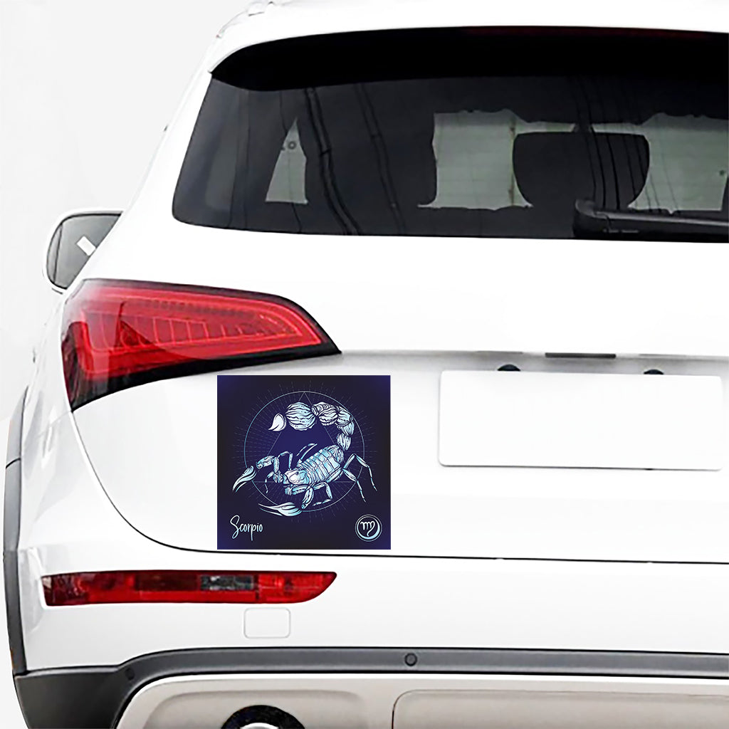 Astrological Scorpio Sign Print Car Sticker
