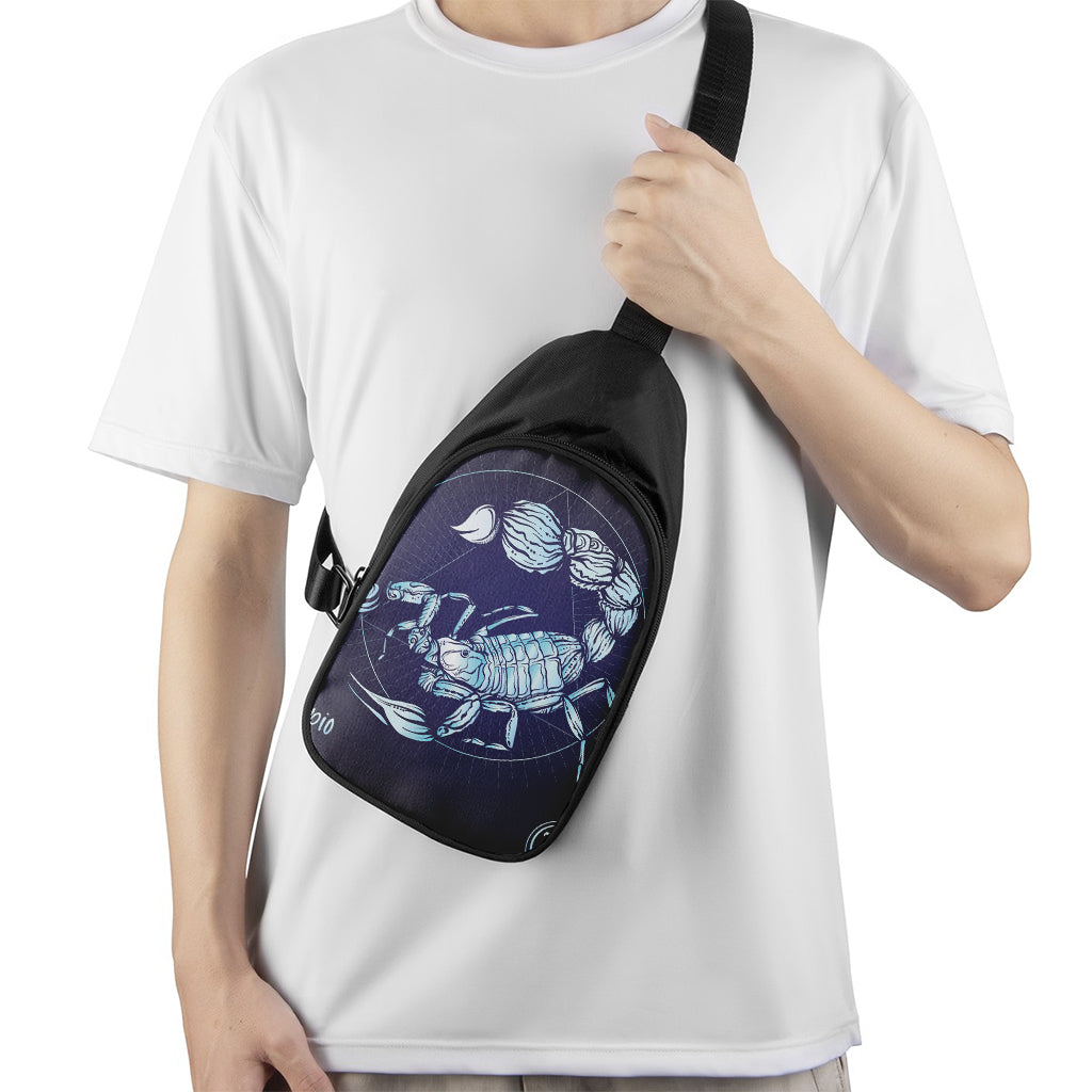 Astrological Scorpio Sign Print Chest Bag