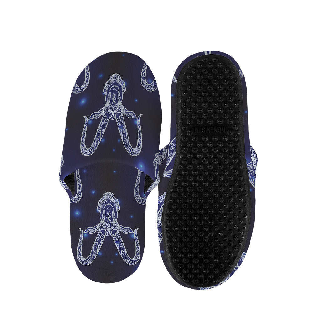 Astrology Capricorn Sign Print Slippers