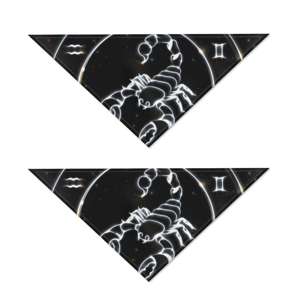Astrology Scorpio Sign Print Dog Bandana