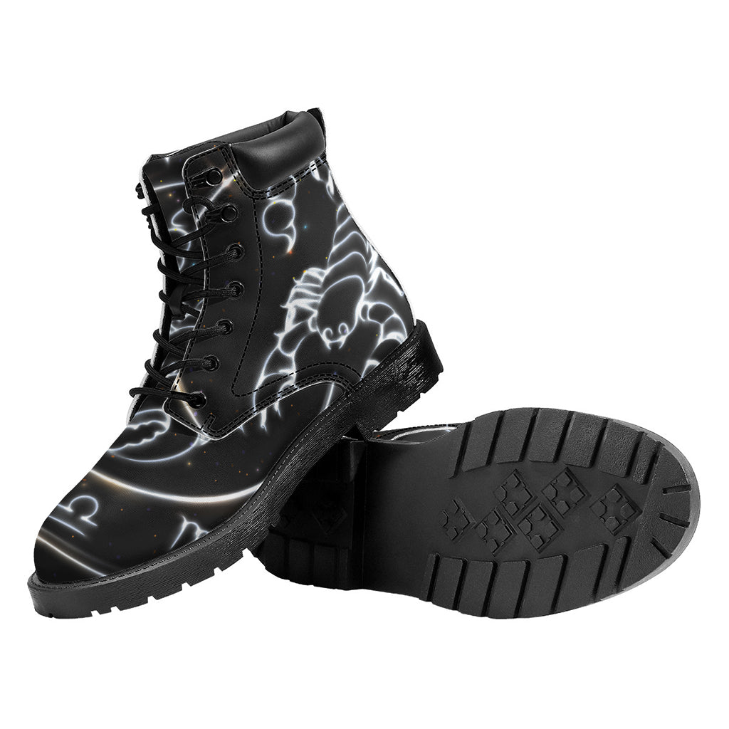 Astrology Scorpio Sign Print Work Boots