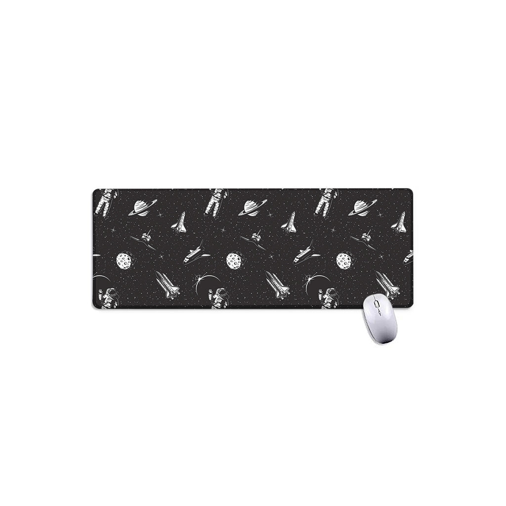 Astronaut In Space Pattern Print Extended Mouse Pad