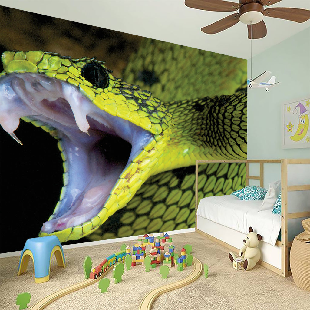 Atheris Nitschei Snake Print Wall Sticker