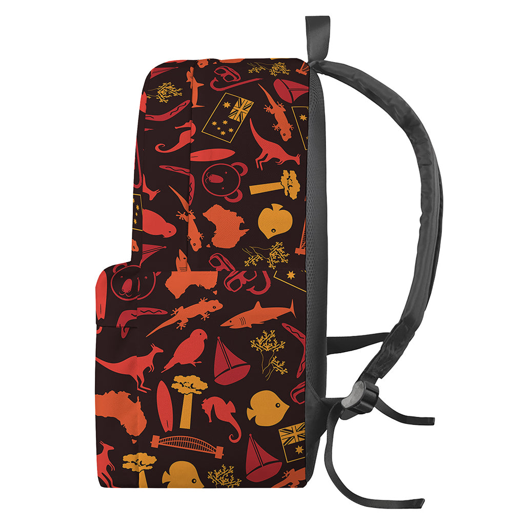Australia Country Pattern Print Backpack