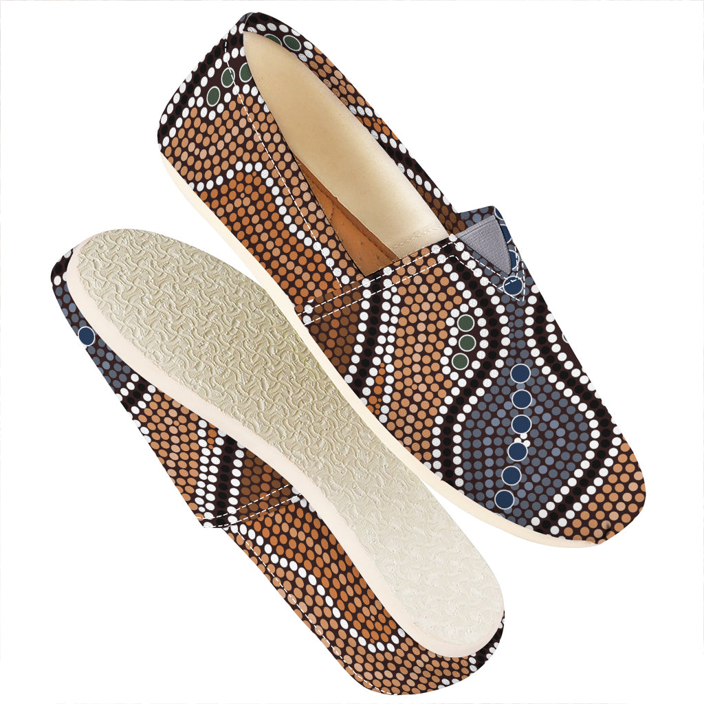Australia River Aboriginal Dot Print Casual Shoes