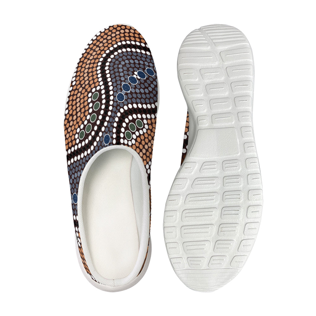 Australia River Aboriginal Dot Print Mesh Casual Shoes