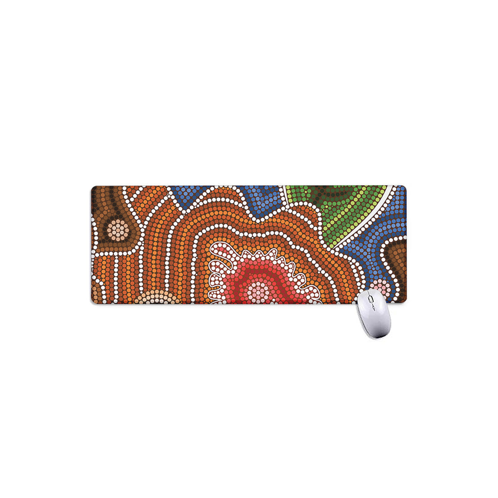 Australian Aboriginal Art Print Extended Mouse Pad
