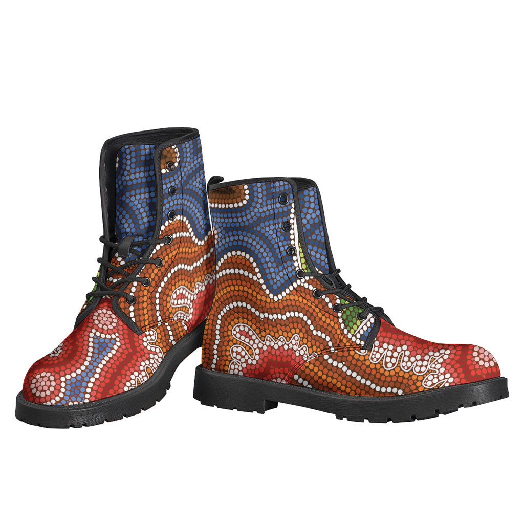 Australian Aboriginal Art Print Backpack