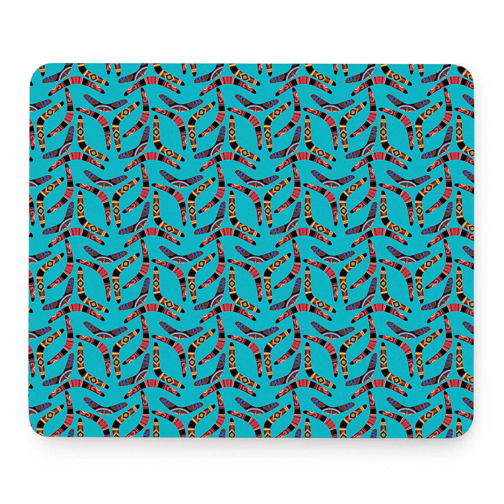 Australian Aboriginal Boomerang Print Mouse Pad