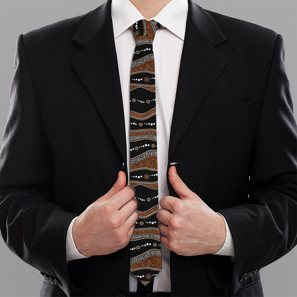 Australian Aboriginal Indigenous Print Necktie