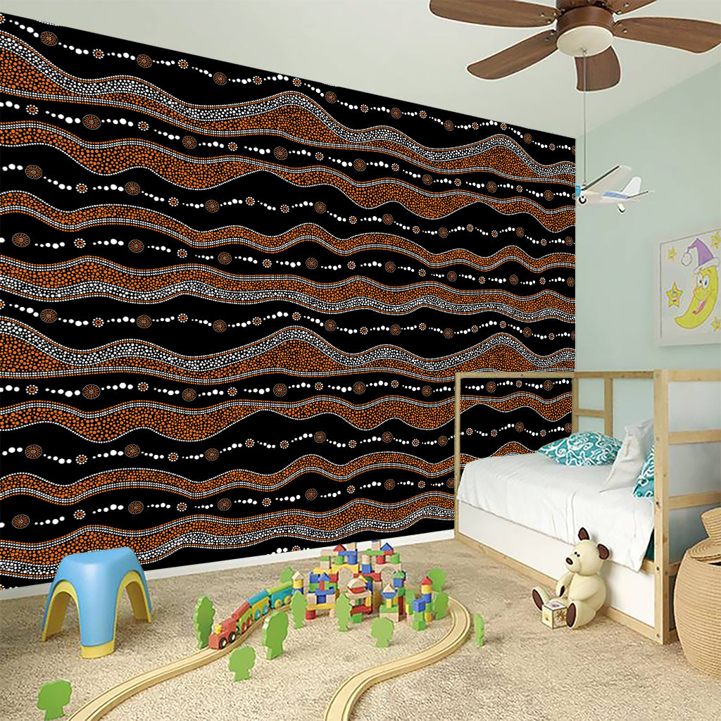 Australian Aboriginal Indigenous Print Wall Sticker