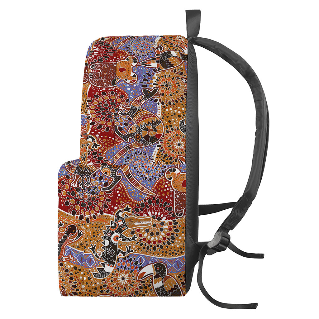 Australian Animals Pattern Print Backpack