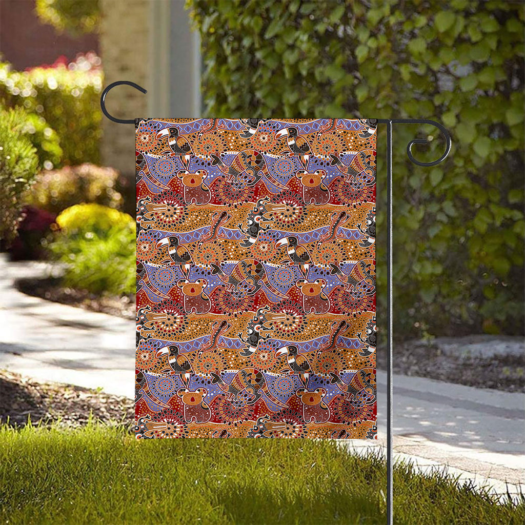 Australian Animals Pattern Print House Flag