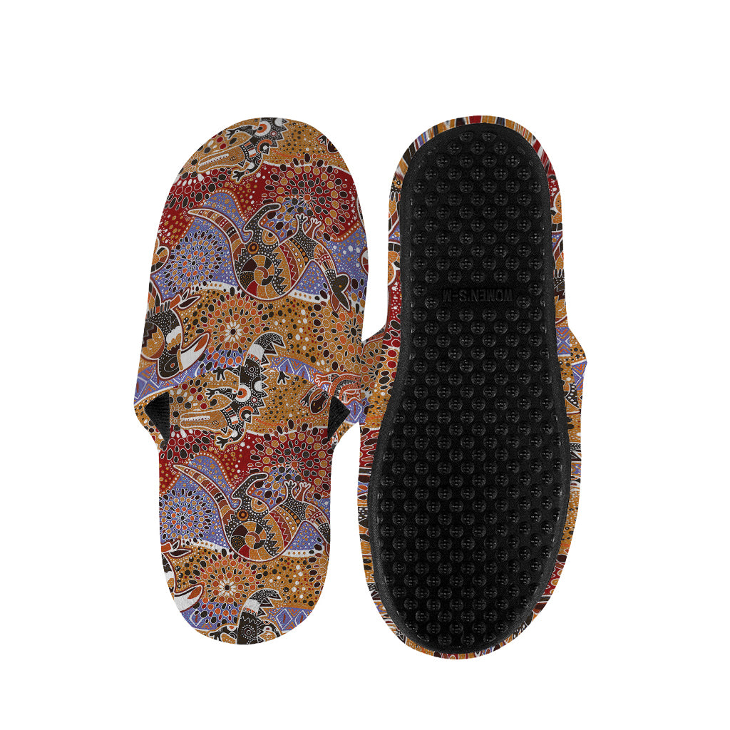 Australian Animals Pattern Print Slippers