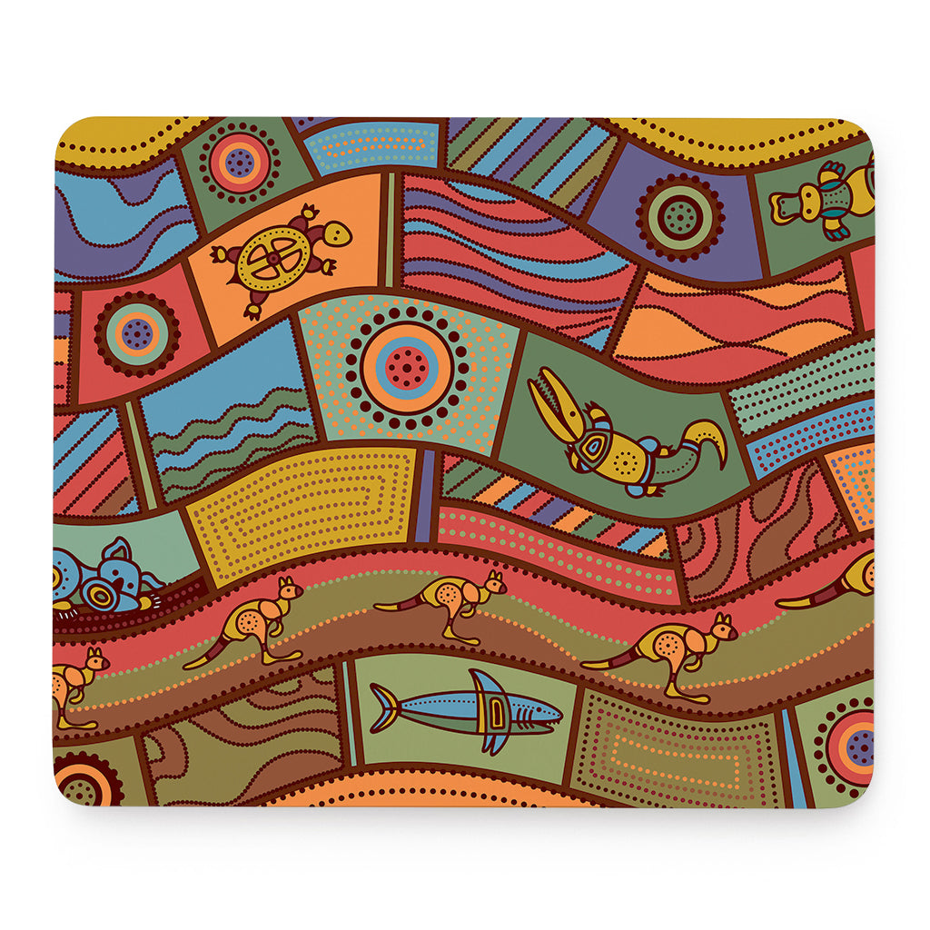 Australian Ethnic Pattern Print Mouse Pad