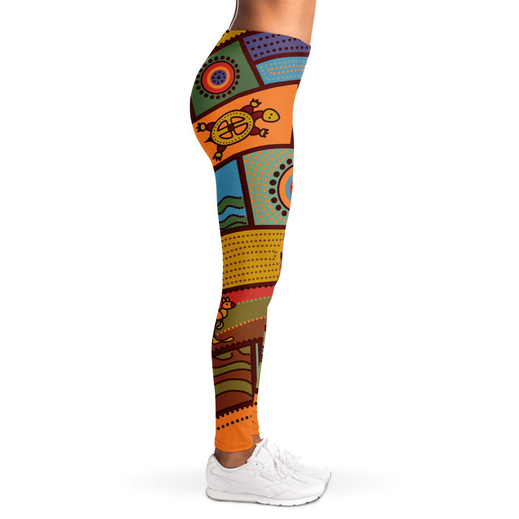 Australian Ethnic Pattern Print Women's Leggings