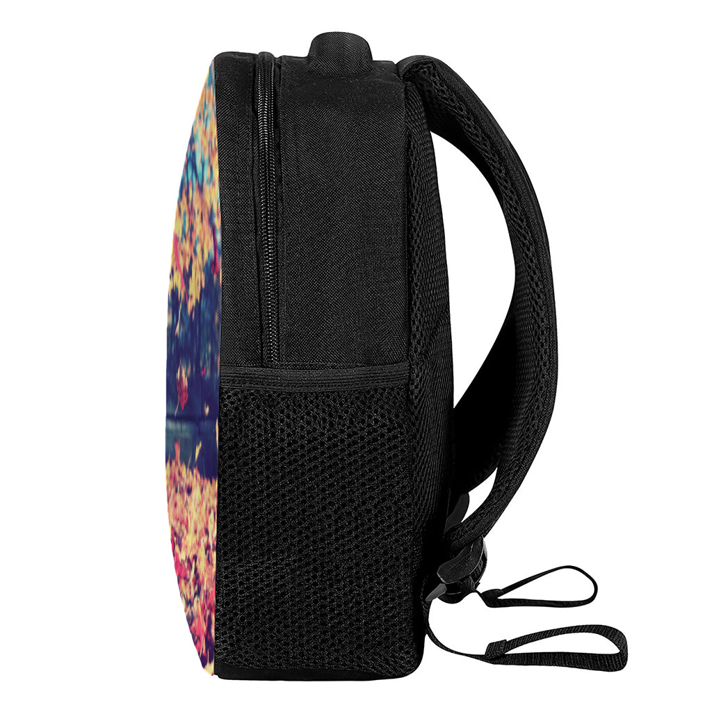 Autumn Leaves Print Casual Backpack