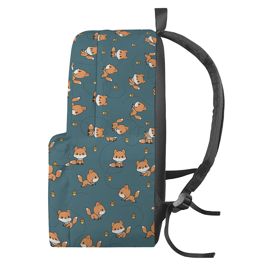 Baby Fox Pattern Print Backpack