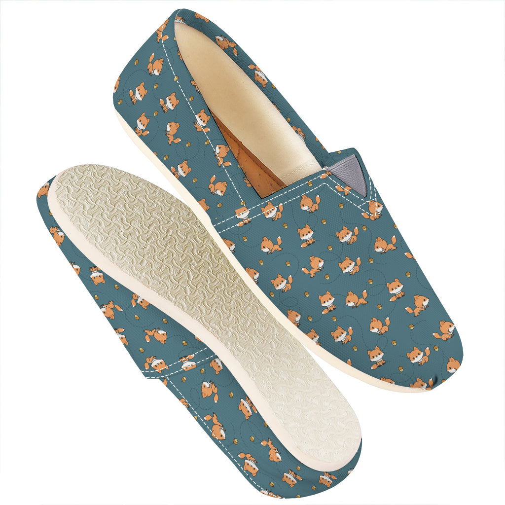 Baby Fox Pattern Print Casual Shoes