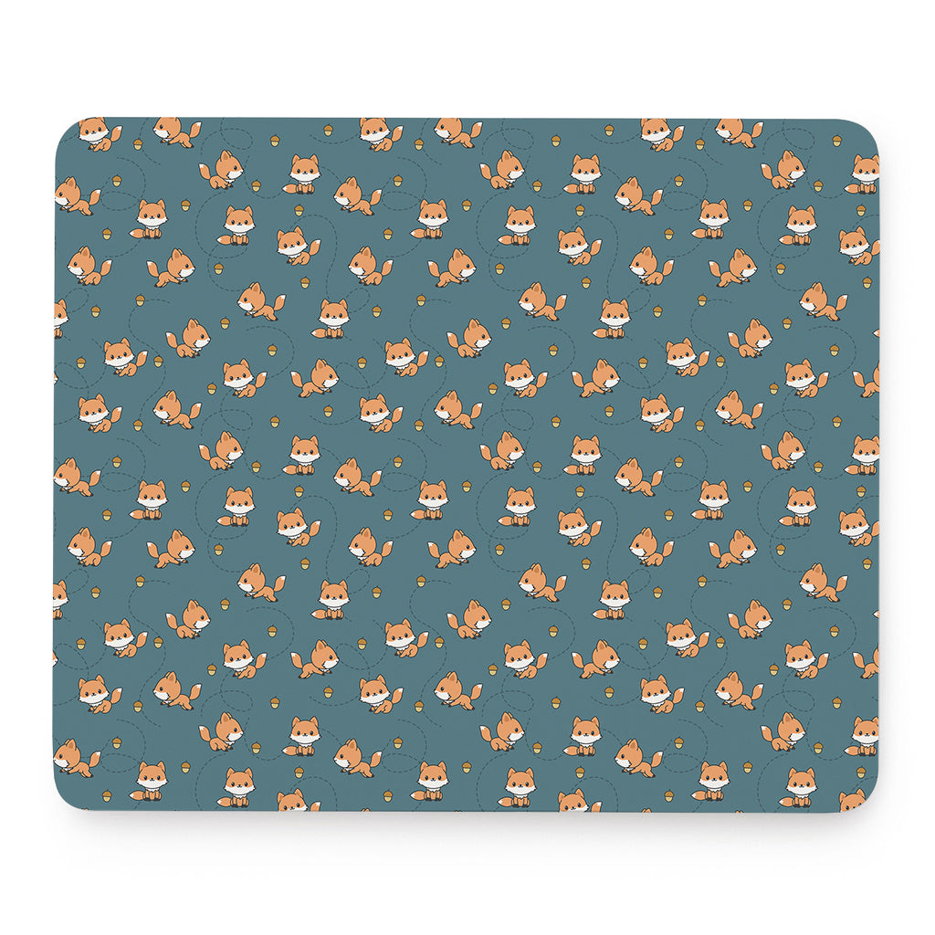 Baby Fox Pattern Print Mouse Pad