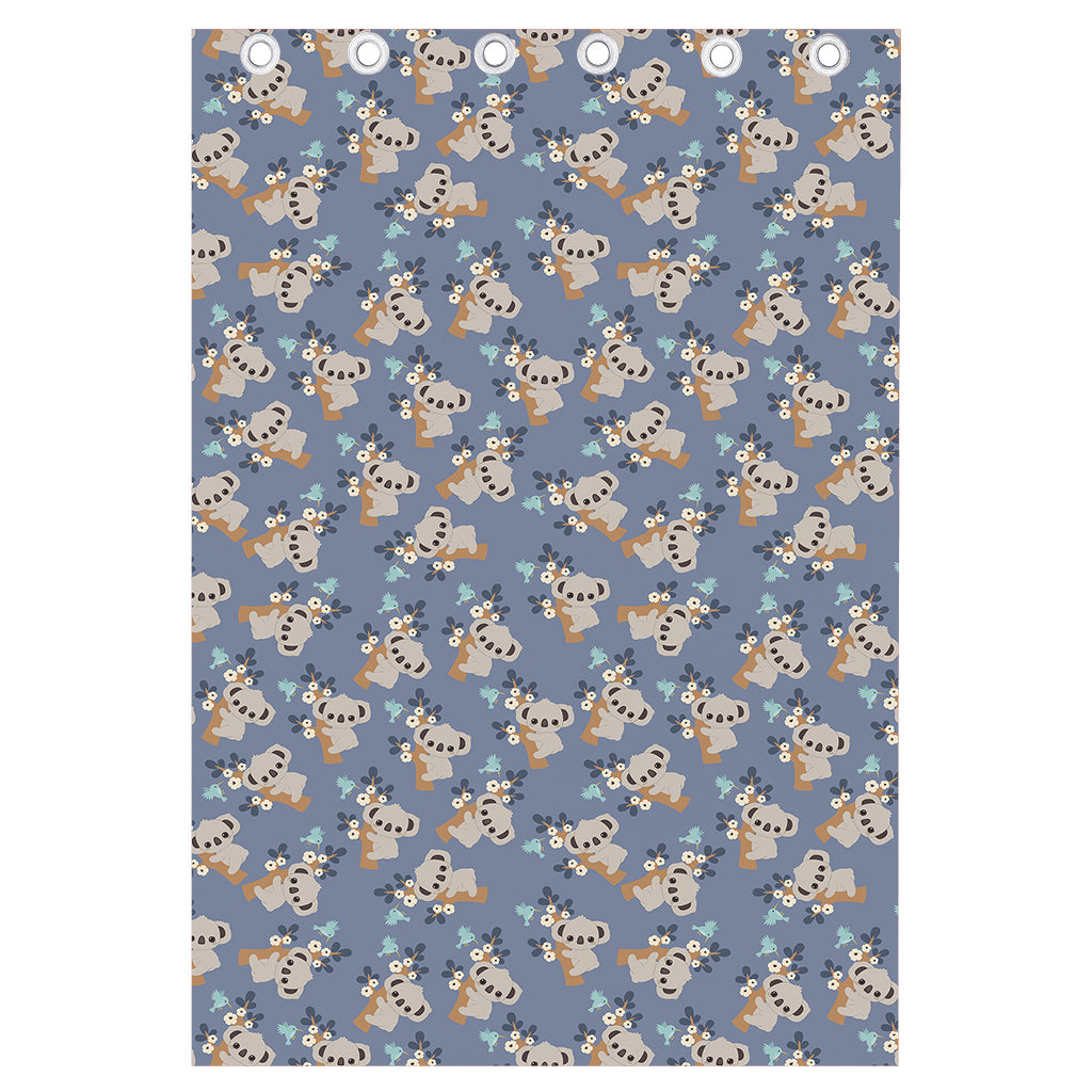 Baby Koala Pattern Print Curtain