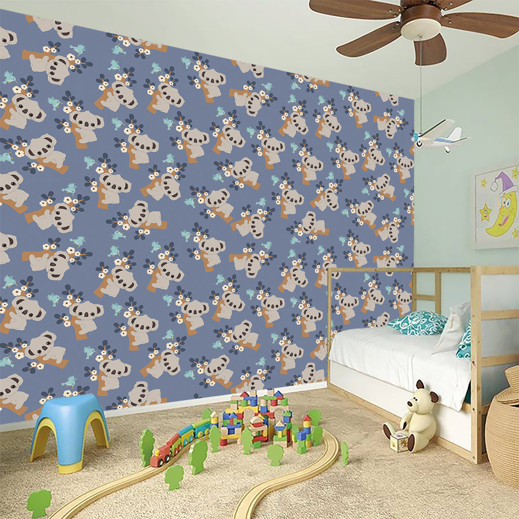 Baby Koala Pattern Print Wall Sticker