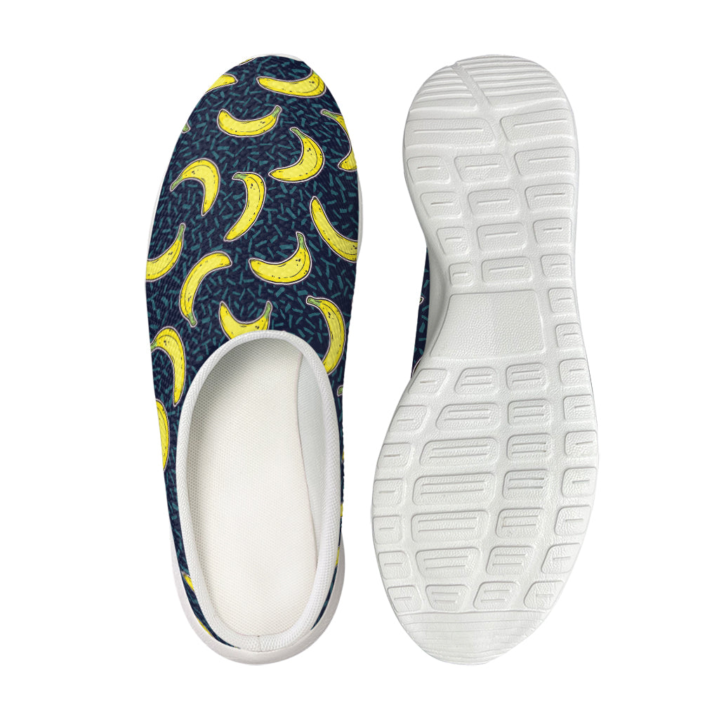 Banana Fruit Pattern Print Mesh Casual Shoes