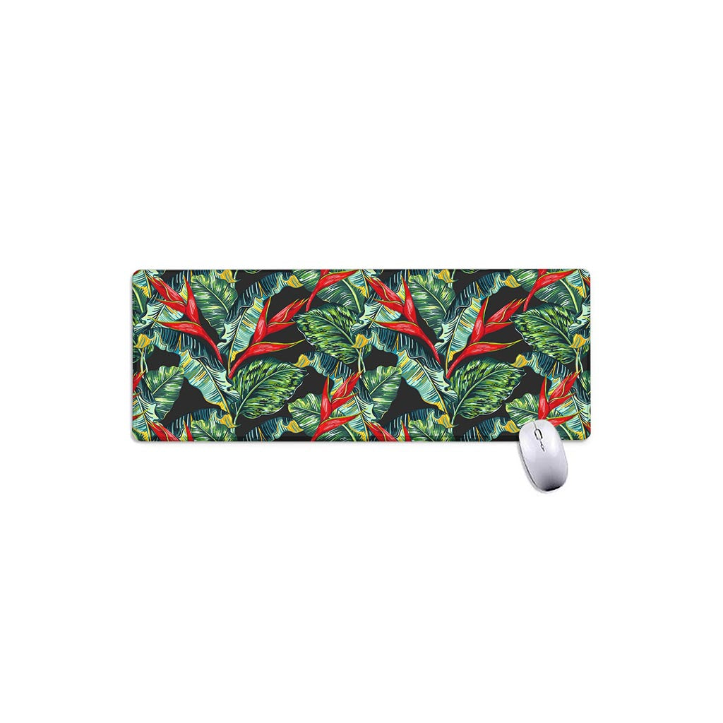 Banana Leaf Hawaiian Pattern Print Extended Mouse Pad