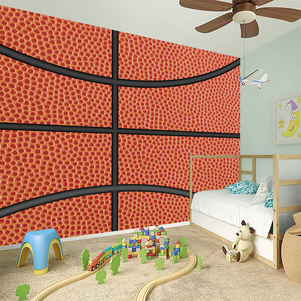 Basketball Ball Print Wall Sticker