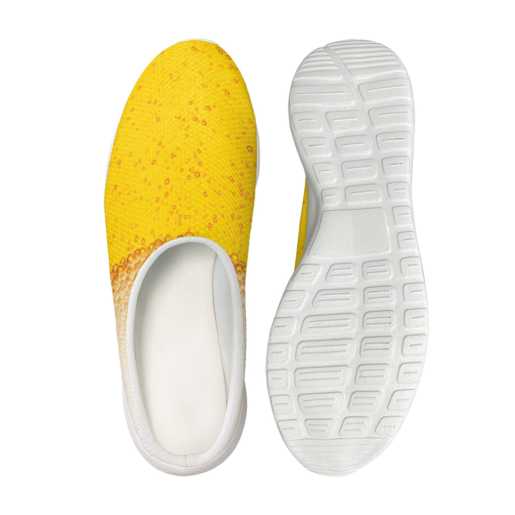 Beer With Foam Print Mesh Casual Shoes