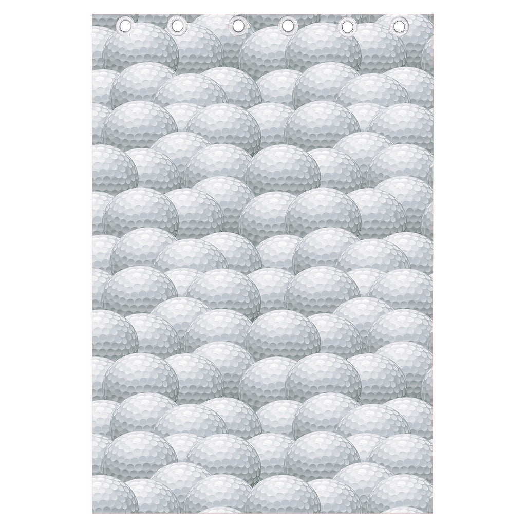 Big Golf Ball Pattern Print Curtain